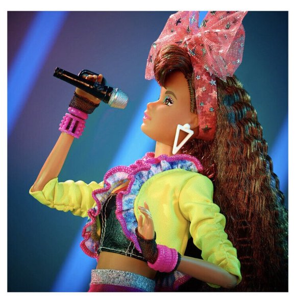 Barbie Rewind 80s Edition Dolls' Night Out Doll-Themed 11.5-In Brunette  New - Picture 9 of 11